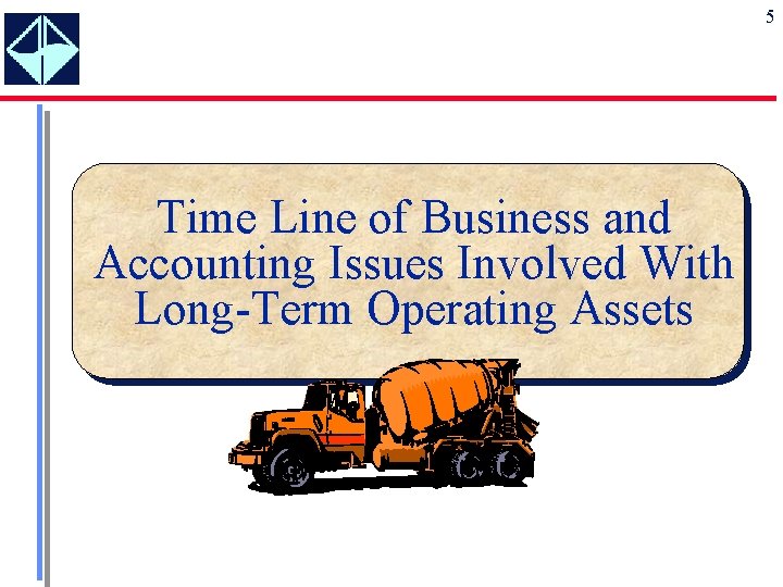 5 Time Line of Business and Accounting Issues Involved With Long-Term Operating Assets 