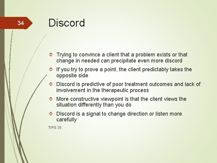 34 Discord Trying to convince a client that a problem exists or that change