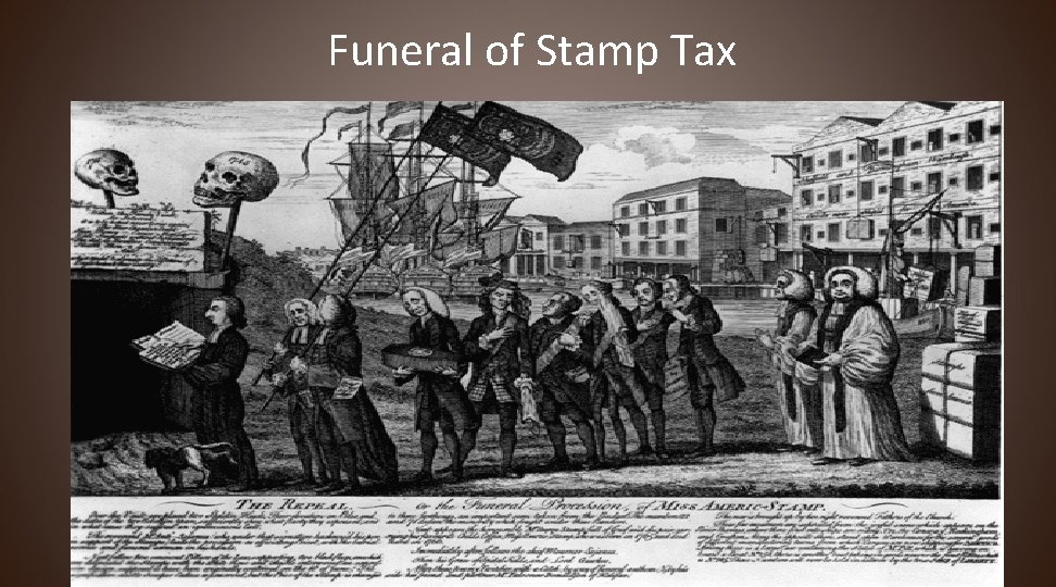 Funeral of Stamp Tax 