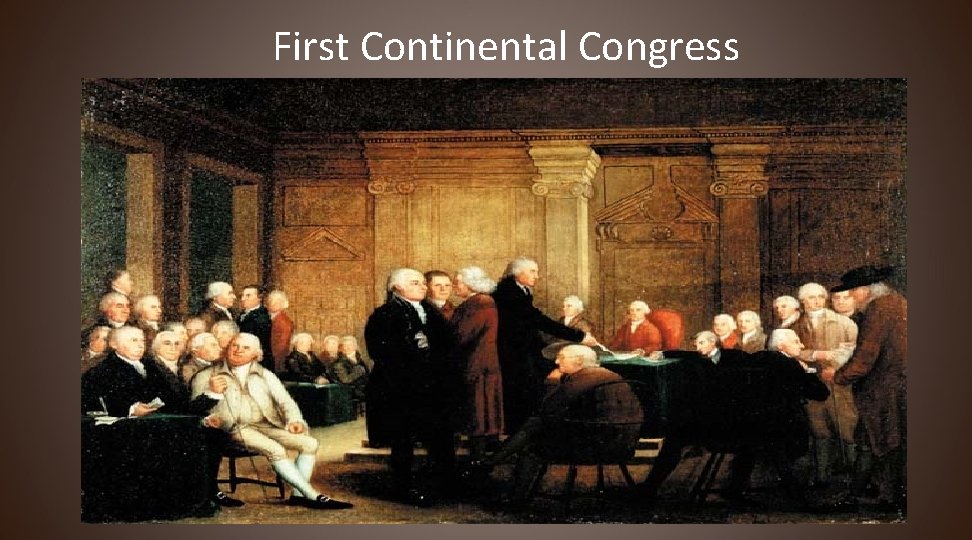 First Continental Congress 