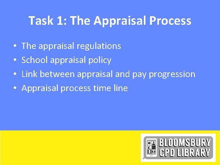 Setting Consistent Appraisal Targets Starter Think about targets