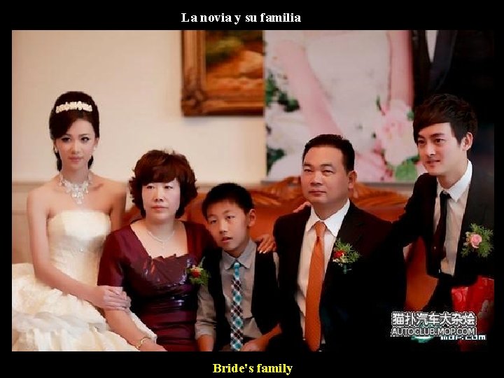 La novia y su familia Bride's family 