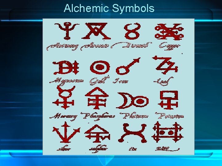 Alchemic Symbols 