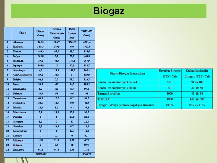 Biogaz 