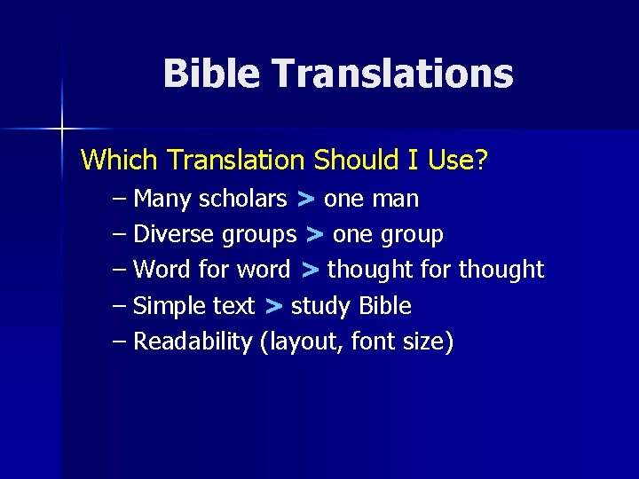 Bible Translations Which Translation Should I Use? – Many scholars > one man –