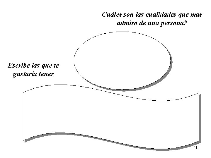 Cuáles son las cualidades que mas admiro de una persona? Escribe las que te