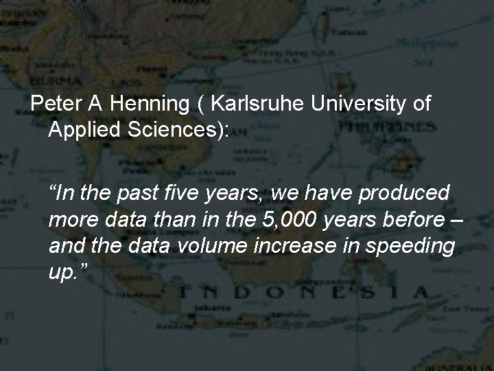 Peter A Henning ( Karlsruhe University of Applied Sciences): “In the past five years,