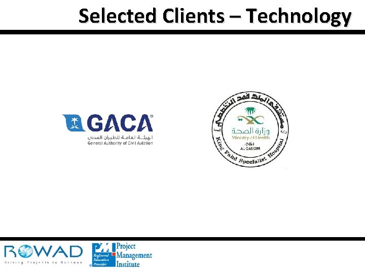 Selected Clients – Technology 