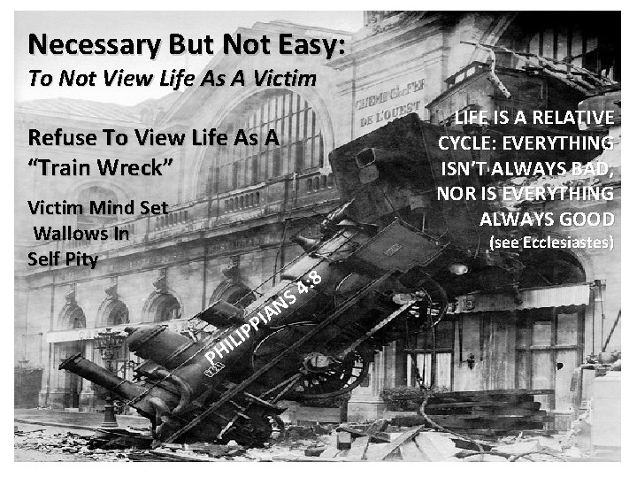 Necessary But Not Easy: To Not View Life As A Victim Refuse To View