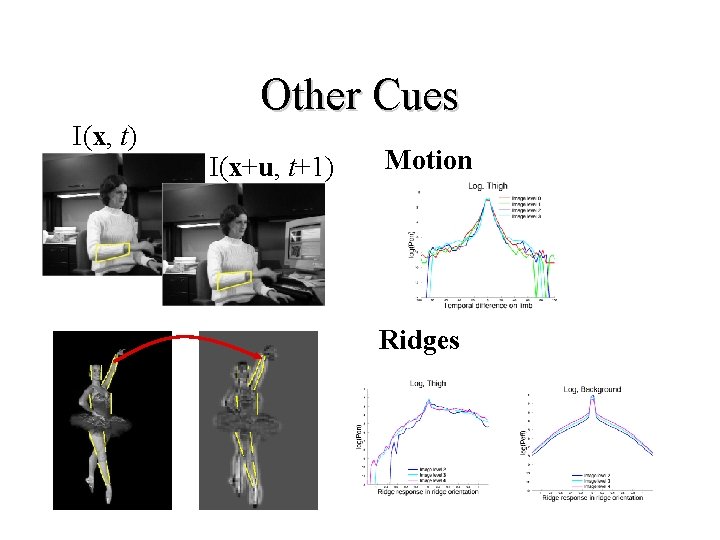 I(x, t) Other Cues I(x+u, t+1) Motion Ridges 