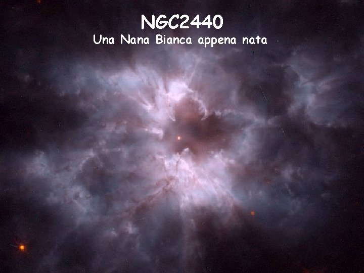 NGC 2440 Una Nana Bianca appena nata 