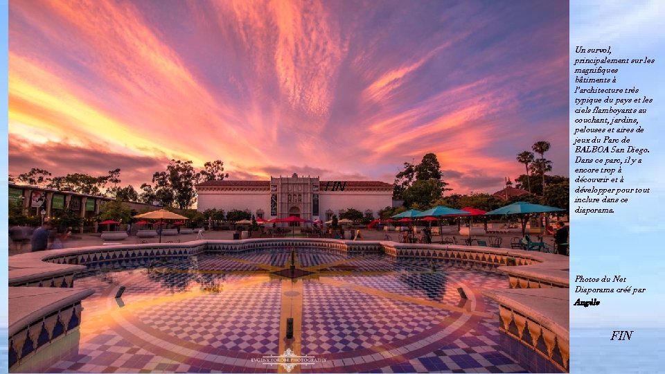 FIN Un survol, principalement sur les magnifiques bâtiments à l’architecture très typique du pays