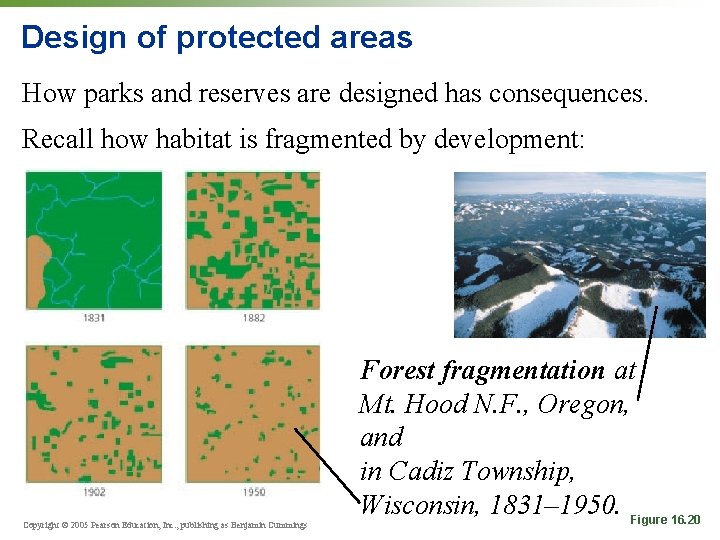 Design of protected areas How parks and reserves are designed has consequences. Recall how