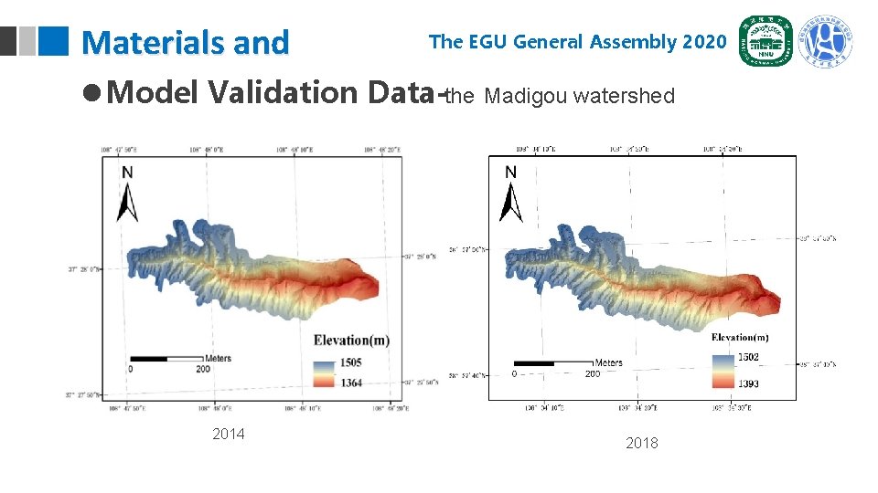 The EGU General Assembly 2020 Materials and Method l Model Validation Data-the Madigou watershed