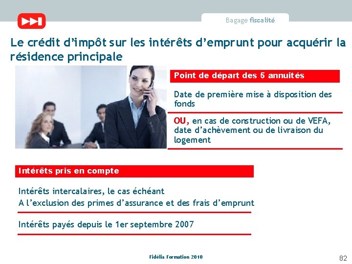 Bagage fiscalité Le crédit d’impôt sur les intérêts d’emprunt pour acquérir la résidence principale