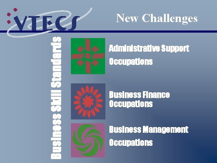 Business Skill Standards New Challenges Administrative Support Occupations Business Finance Occupations Business Management Occupations