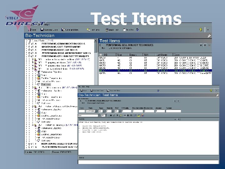 Test Items 