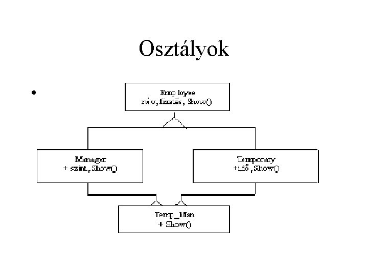 Osztályok • 