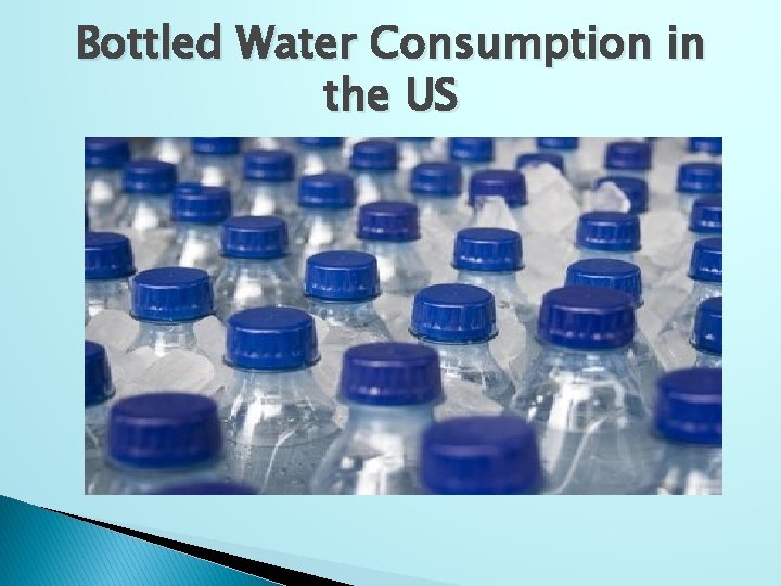 Bottled Water Consumption in the US 