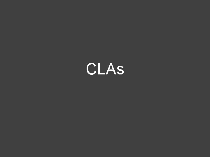 CLAs 