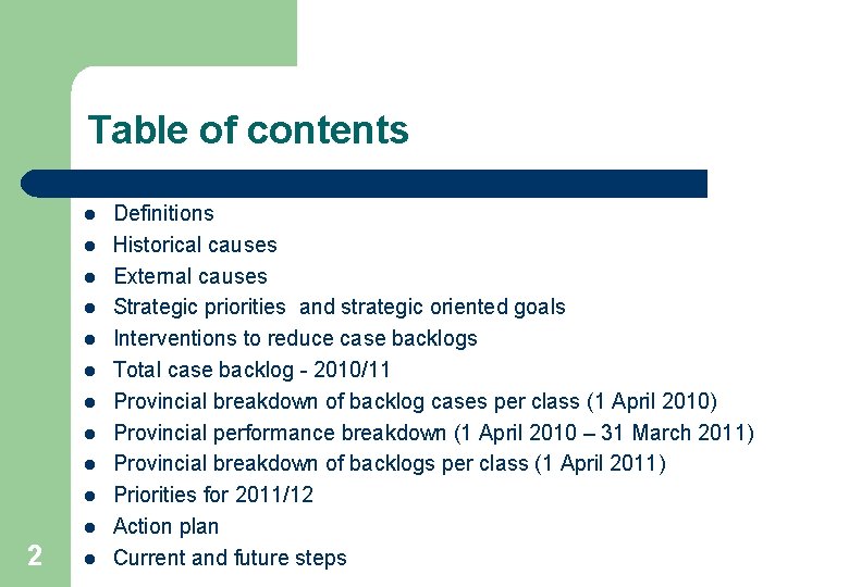 Table of contents l l l 2 l Definitions Historical causes External causes Strategic
