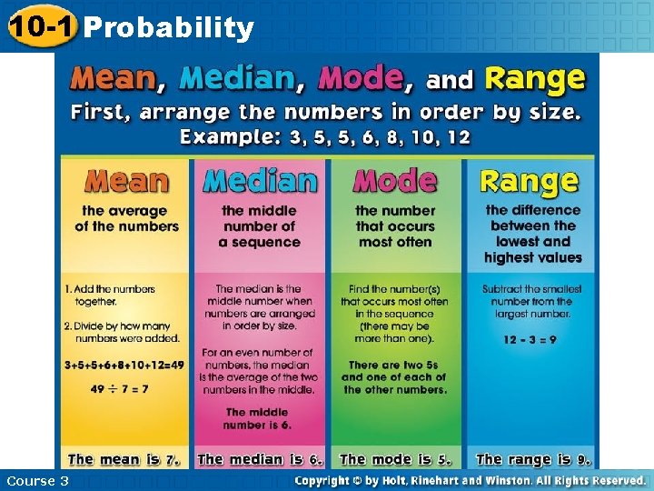 10 -1 Probability Course 3 
