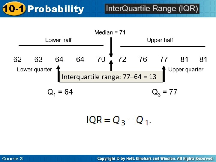 10 -1 Probability Course 3 