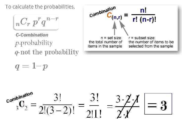 n tio a n i mb Co C-Combination Com ti a n i b