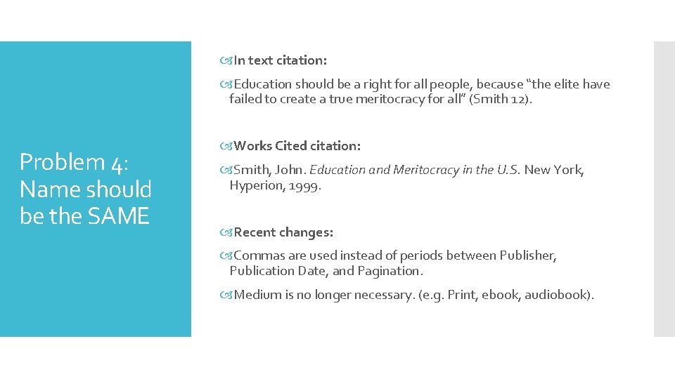  In text citation: Education should be a right for all people, because “the