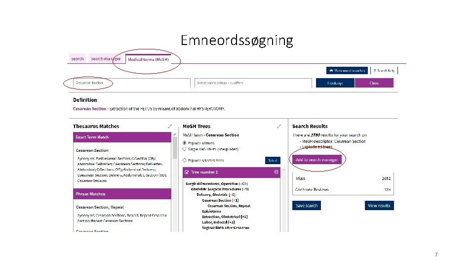 Emneordssøgning 7 