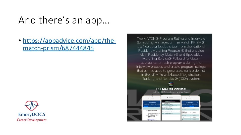 And there’s an app… • https: //appadvice. com/app/thematch-prism/687444845 