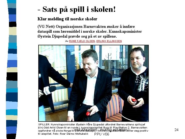 Leif-Atle Heen - muntlig eksamen i PPU V 06 24 