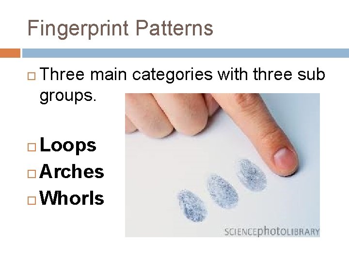 FINGERPRINTING BASICS Mr Wright What are Fingerprints They