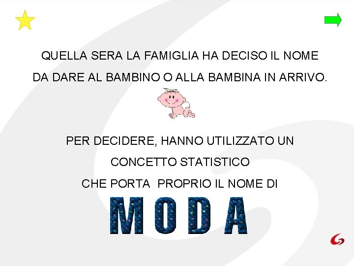 QUELLA SERA LA FAMIGLIA HA DECISO IL NOME DA DARE AL BAMBINO O ALLA