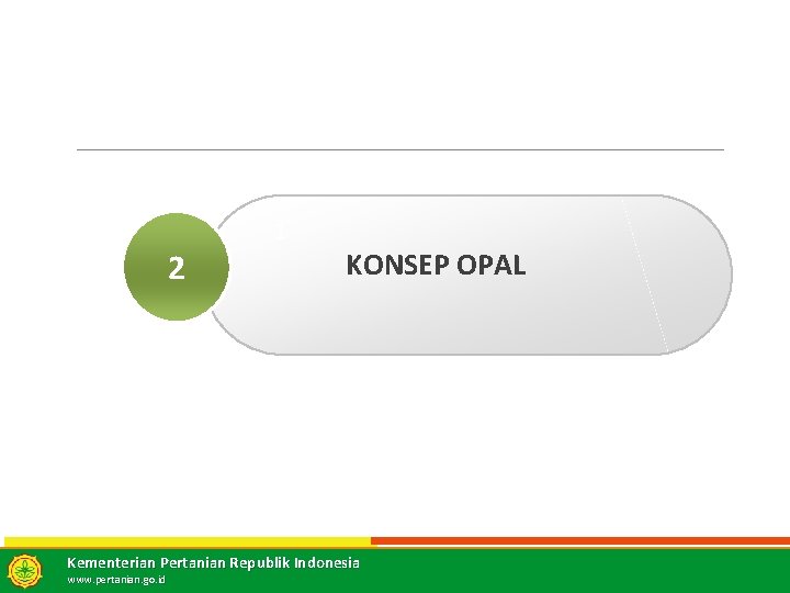 22 1 KONSEP OPAL 3 7 7 Kementerian Pertanian Republik Indonesia www. pertanian. go.