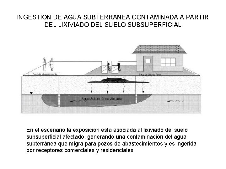 INGESTION DE AGUA SUBTERRANEA CONTAMINADA A PARTIR DEL LIXIVIADO DEL SUELO SUBSUPERFICIAL En el