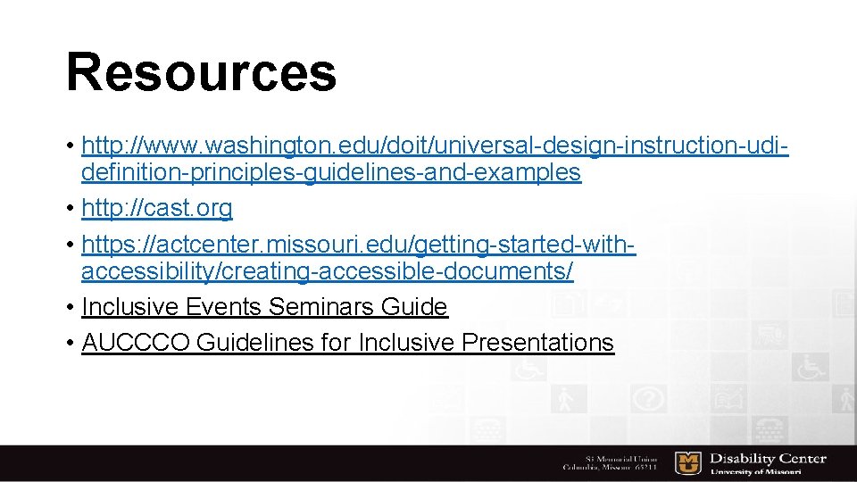 Creating Inclusive and Accessible Outreach Utilizing Universal Design