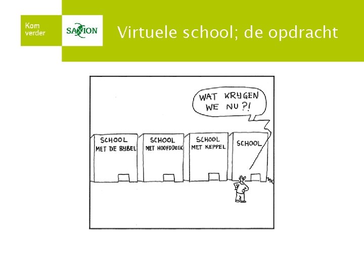 Virtuele school; de opdracht 