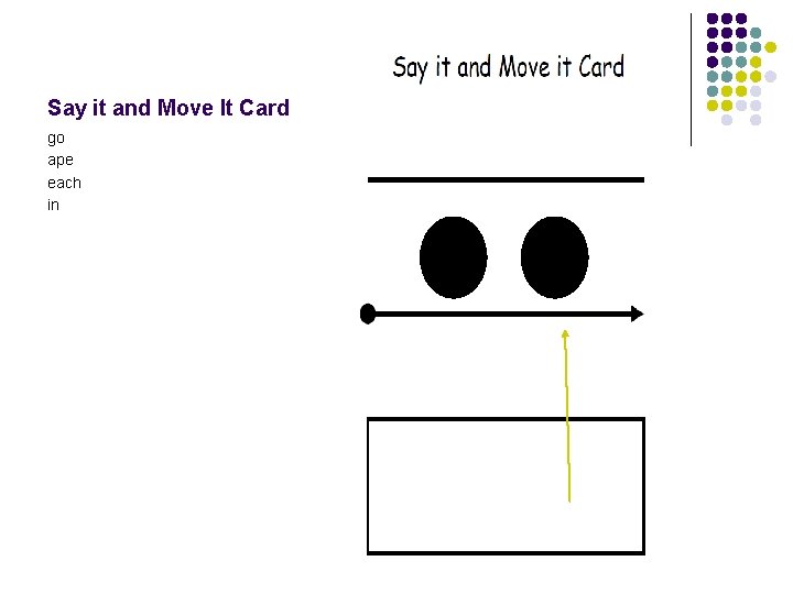 Say it and Move It Card go ape each in 