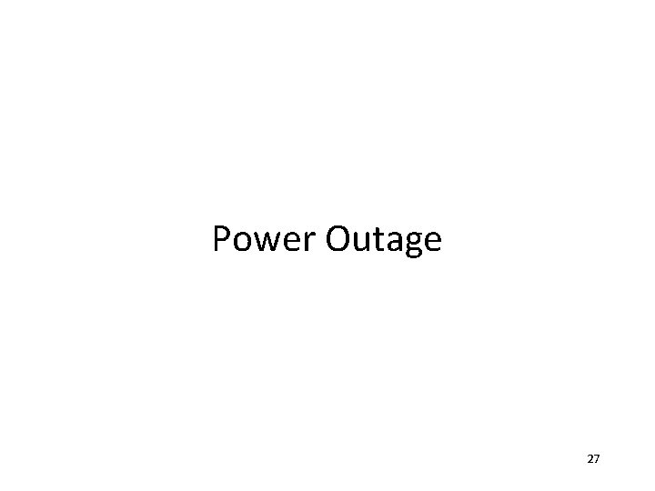 Power Outage 27 