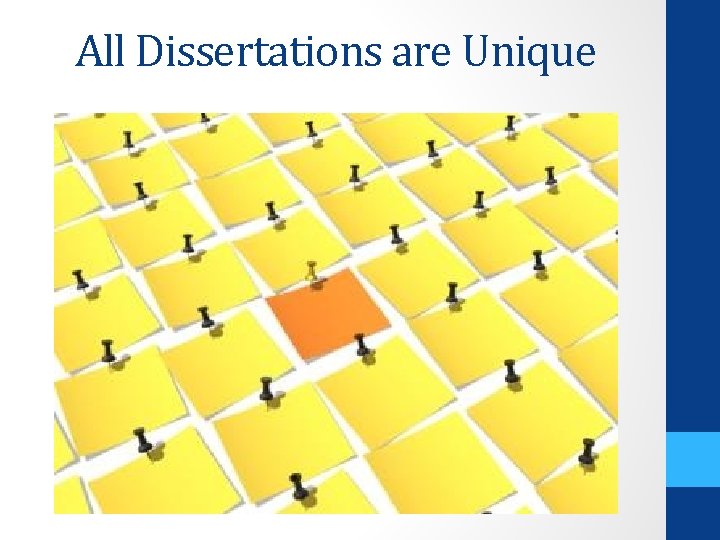 All Dissertations are Unique 
