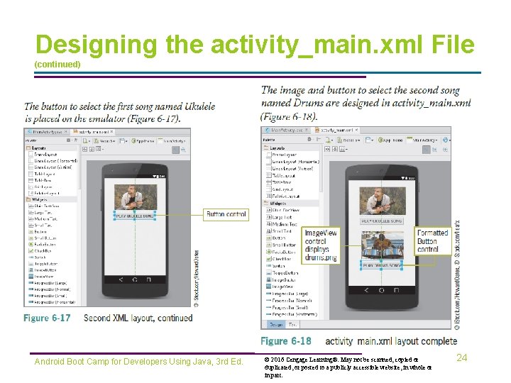 Designing the activity_main. xml File (continued) Android Boot Camp for Developers Using Java, 3
