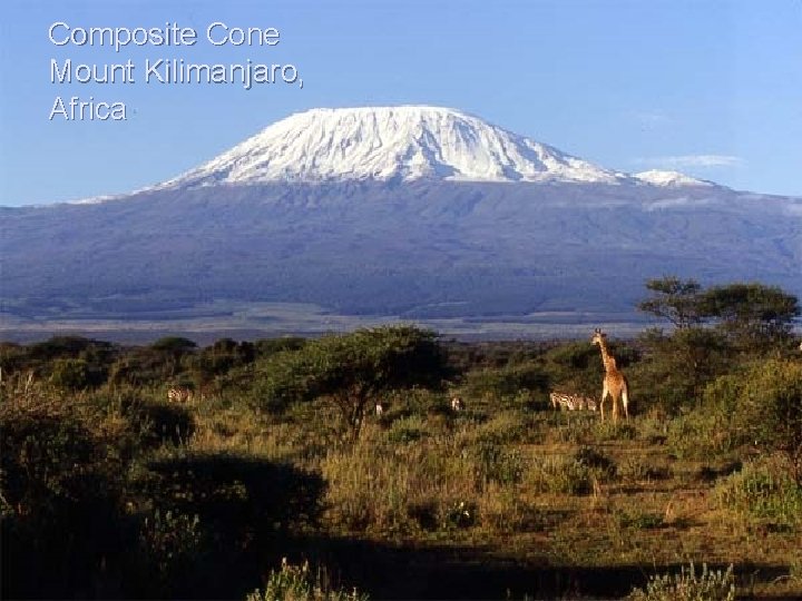 Composite Cone Mount Kilimanjaro, Africa 