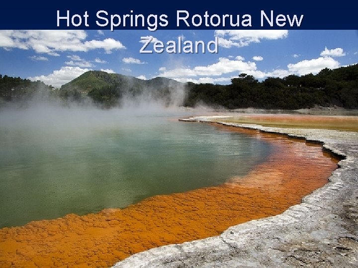 Hot Springs Rotorua New Zealand 
