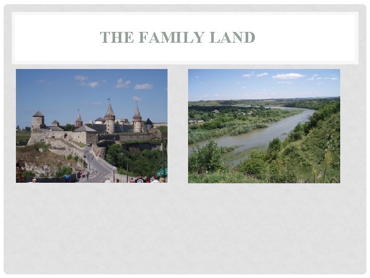 THE FAMILY LAND 