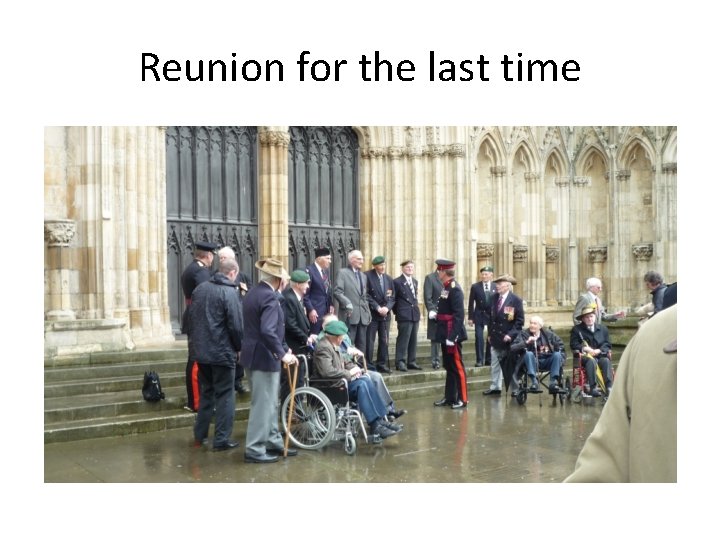 Reunion for the last time 