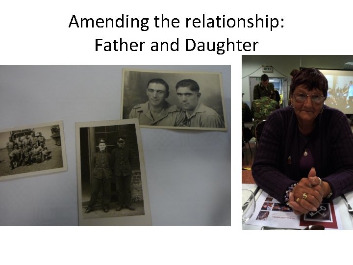 Amending the relationship: Father and Daughter 