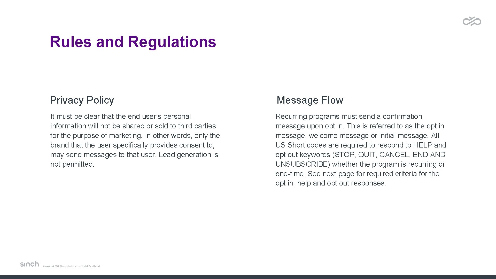 Rules and Regulations Privacy Policy Message Flow It must be clear that the end Rules and Regulations Privacy Policy Message Flow It must be clear that the end