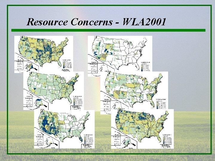 Resource Concerns - WLA 2001 