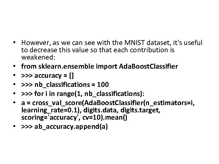 • However, as we can see with the MNIST dataset, it's useful to • However, as we can see with the MNIST dataset, it's useful to